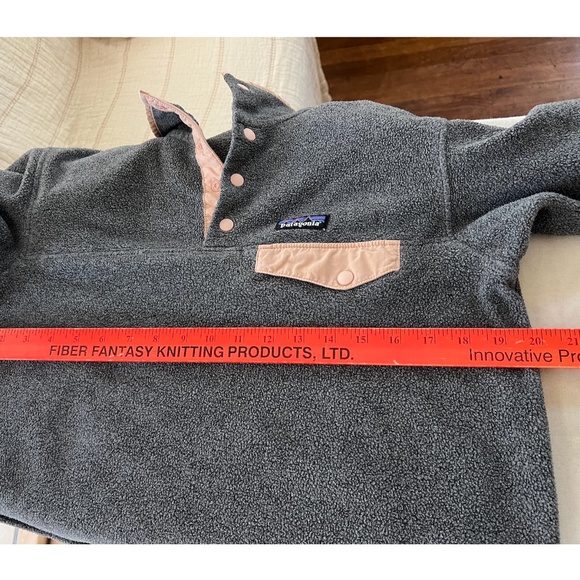 Vintage PATAGONIA Synchilla Snap T Light Weight Fleece Pullover Jacket - XS - Picture 7 of 10